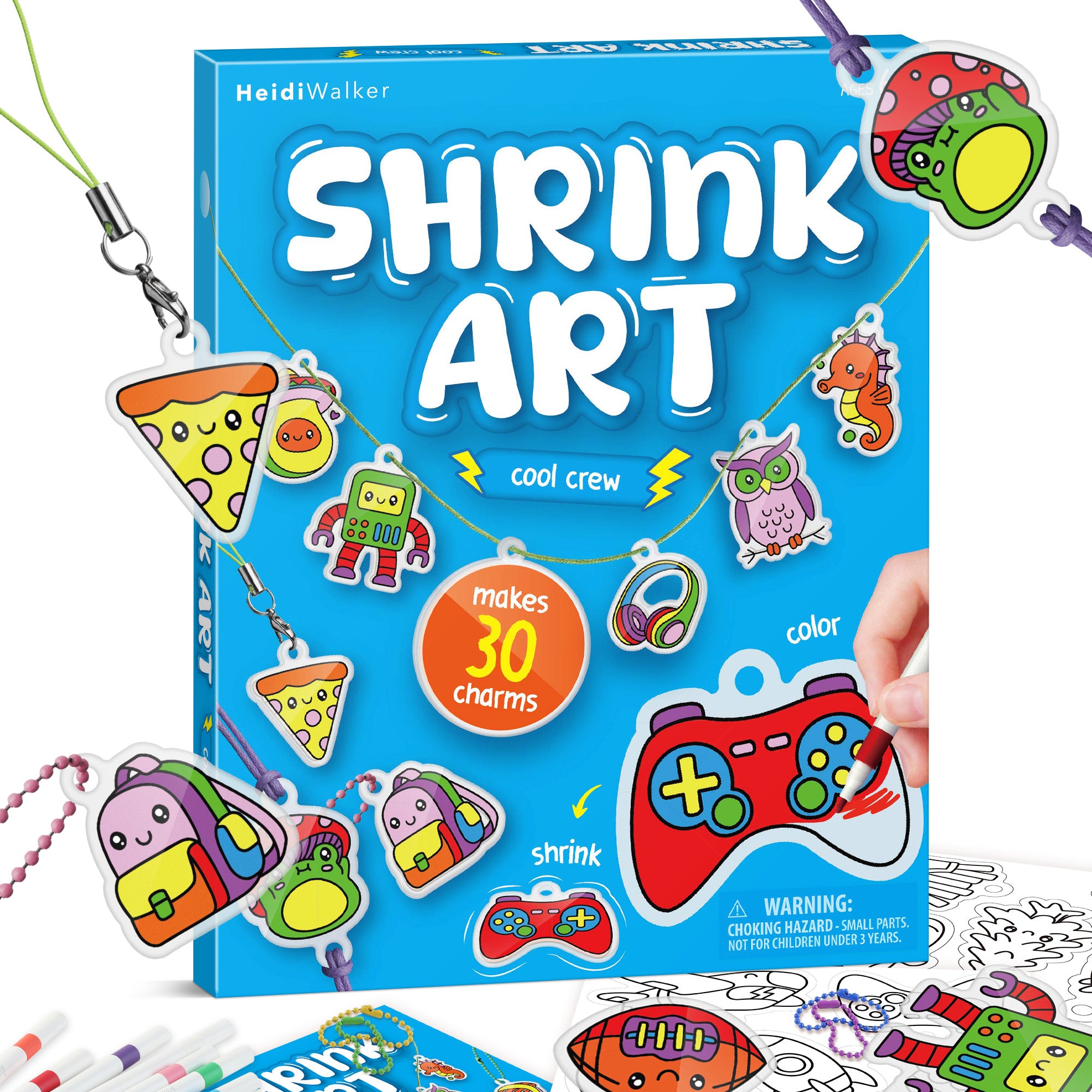 Shrink Art Cool Crew Charm Making Kit