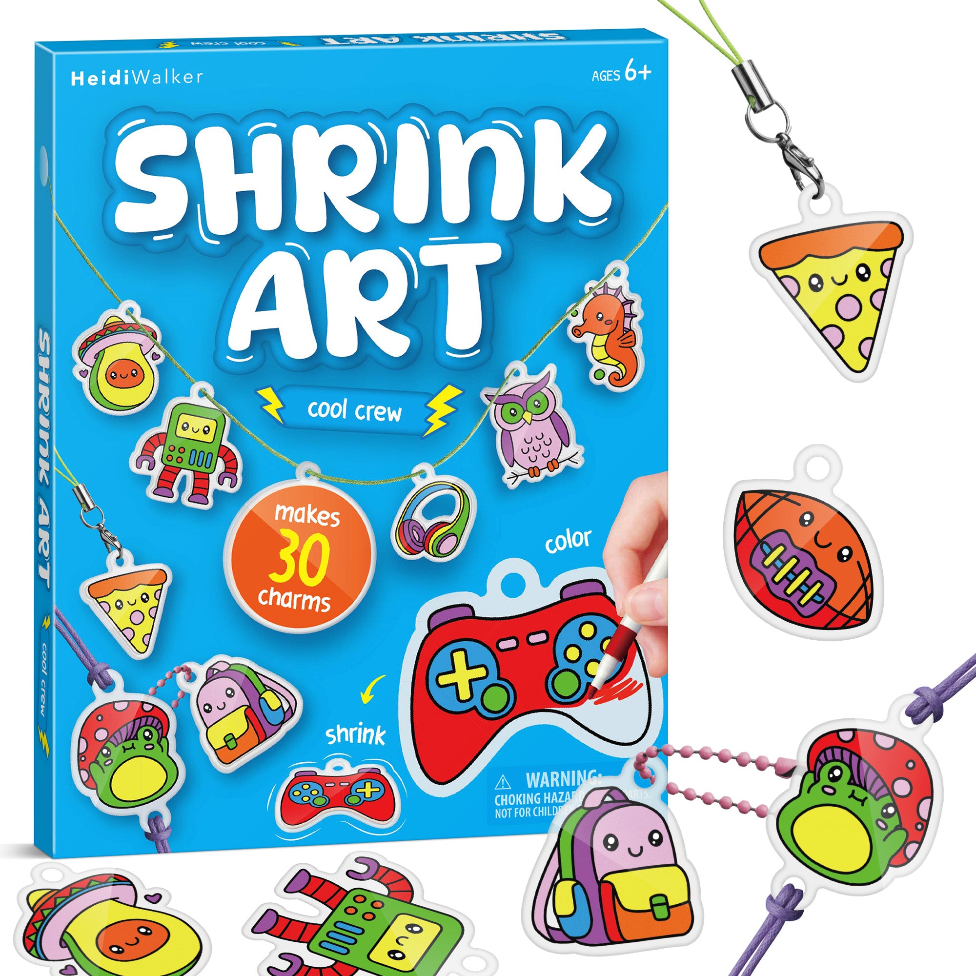 Shrink Art Cool Crew Charm Making Kit - Image 2