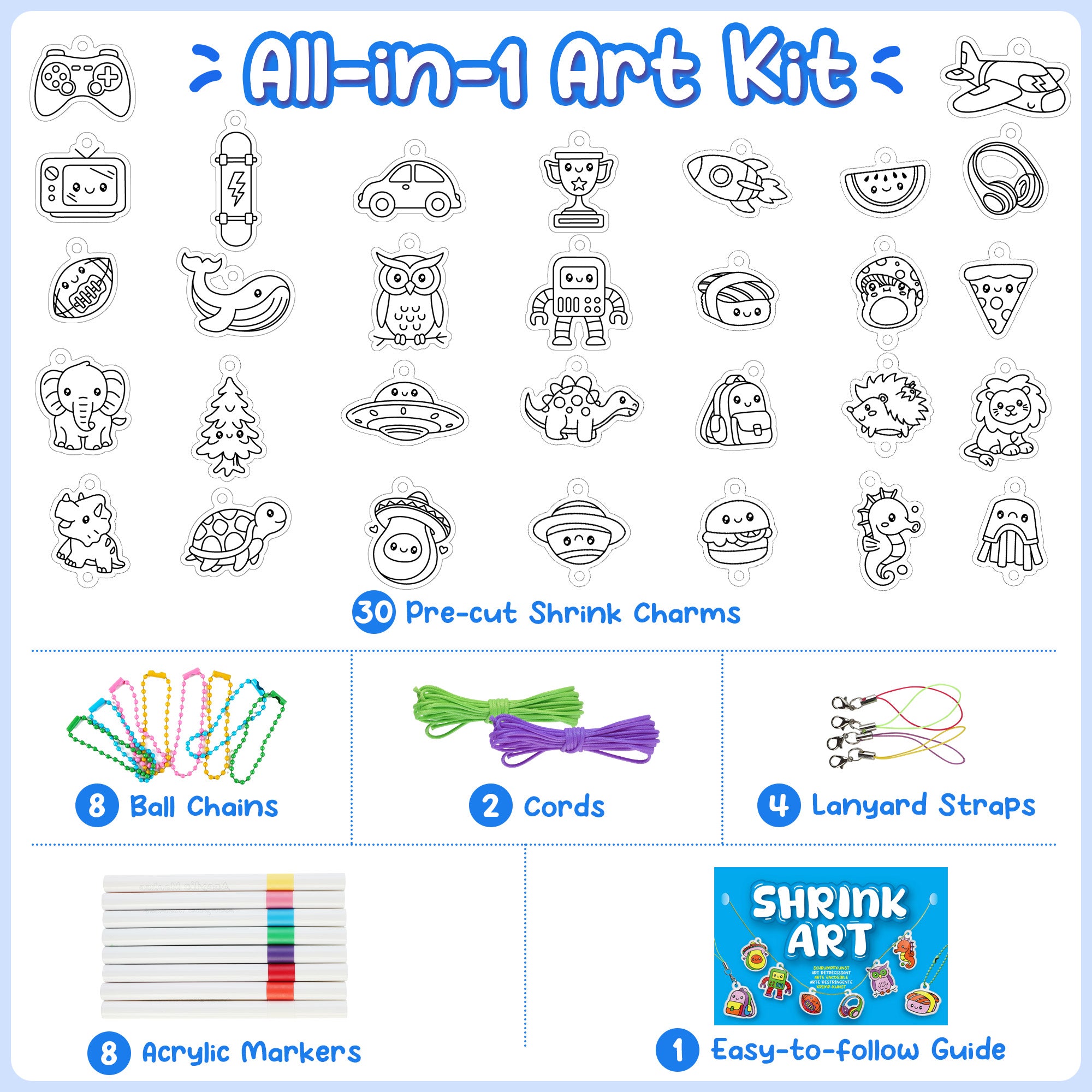 Shrink Art Cool Crew Charm Making Kit - Image 4