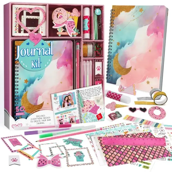 DIY Journal Kit for Girls, Stationery Set, Journal Set for Tween & Teen Girls