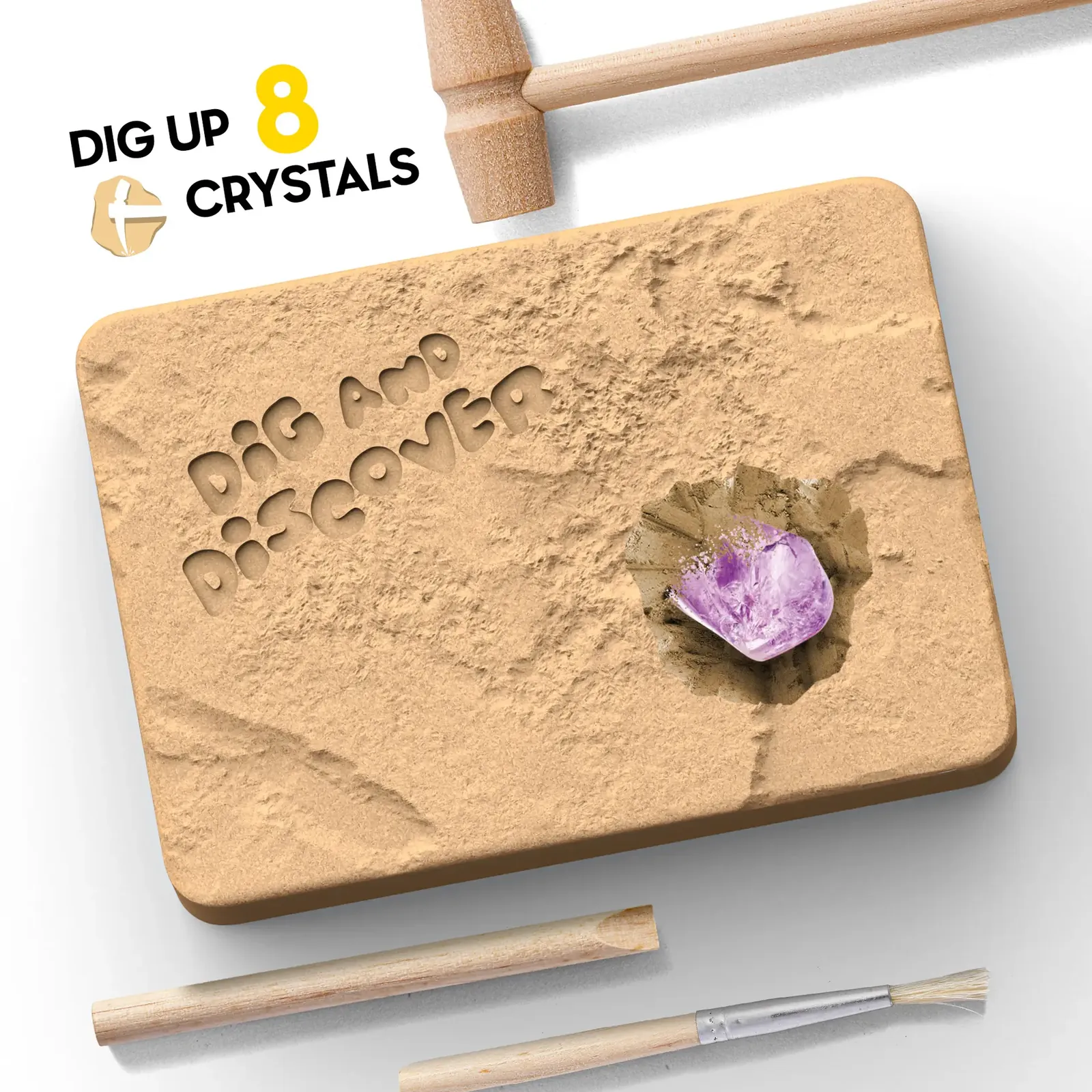Crystal Mining Kit for Kids – Dig and Discover Real Gemstones, Crystals, and Minerals - Image 8