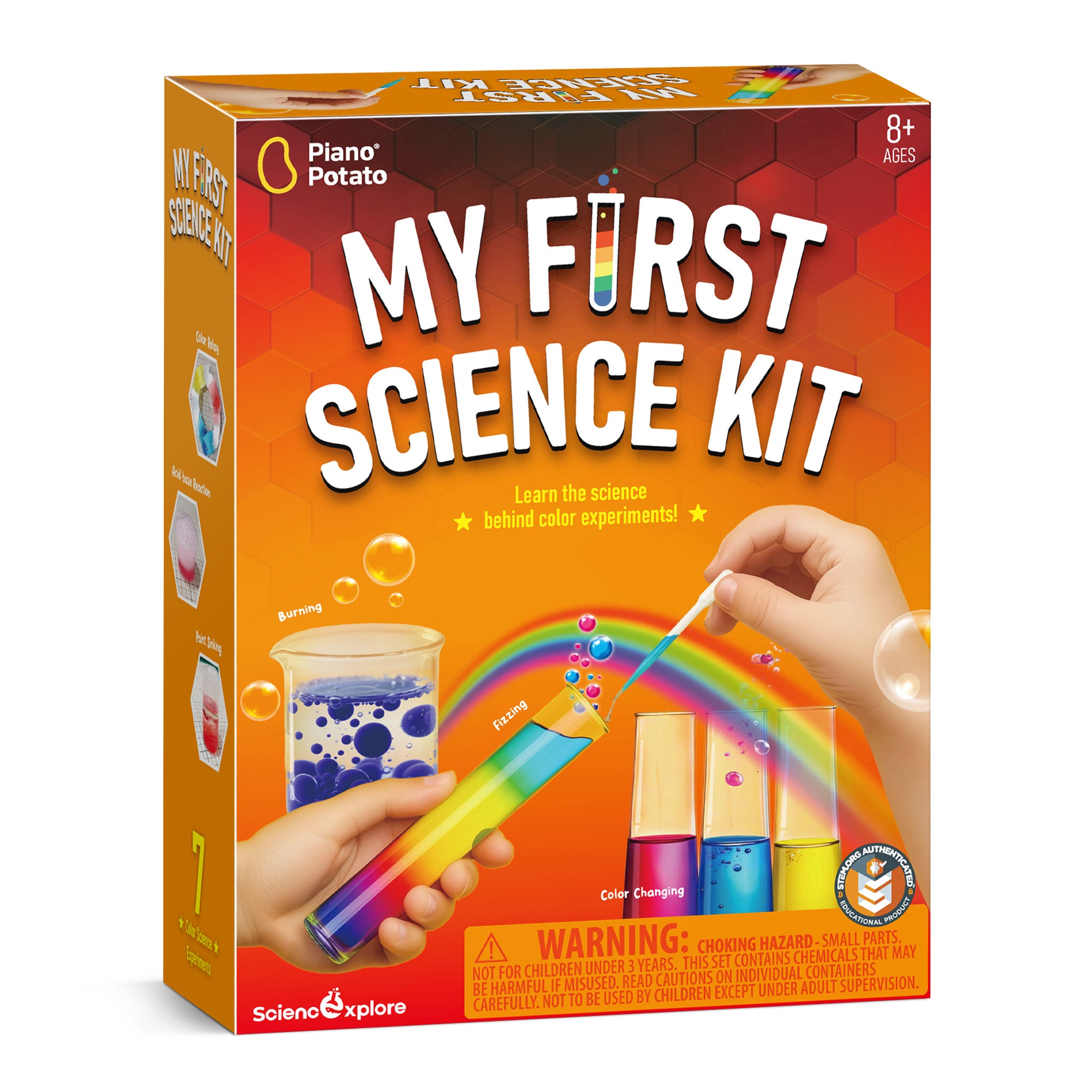 Piano Potato My First Science Kit – 7 Color Experiments for Kids