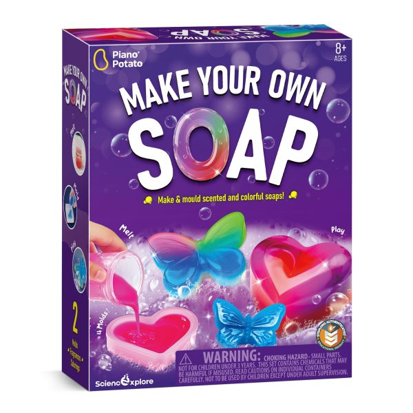 Piano Potato Make Your Own Soap Kit – Scented Colorful Soap Craft