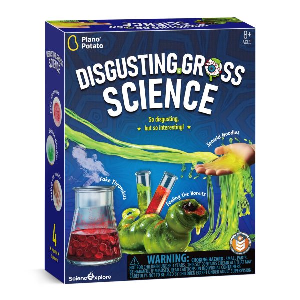 Piano Potato Disgusting & Gross Science Kit – Slime, Fake Blood & Gross STEM Experiments