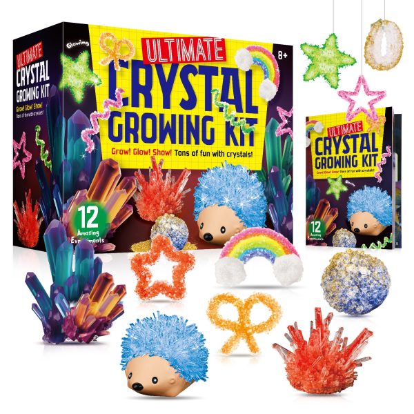 Piano Potato Crystal Growing Kit - 12 Crystal Shapes STEM Science Set