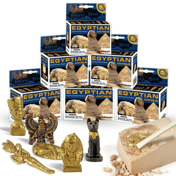 Egyptian Mummy Dig Kit 6 Styles, Archaeology STEM Toy, Girls&Boys Gift 8-12